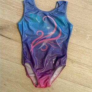 Colorful Swirl Gymnastics Leotard
